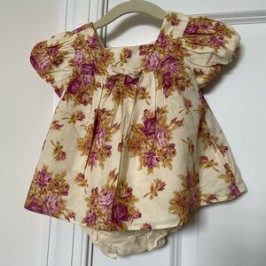 Janie and Jack Baby Girl Dress Floral 12-18 Months NWT